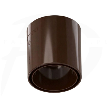 Złączka rury spustowej PVC firmy KROP ⌀ 90 kolor jasny brąz